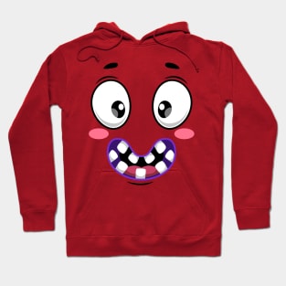 Creepy and cute face Hoodie